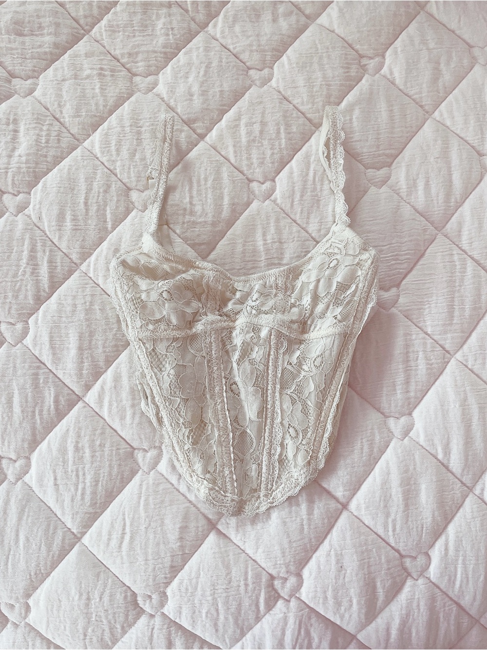𝜗𝜚 urban outfitters out from under lace corset